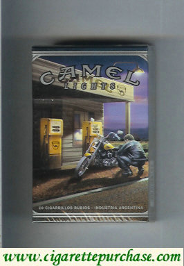 Camel Road Lights cigarettes hard box